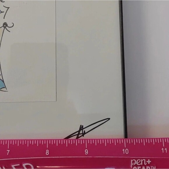 Mary Phillips Designs Signed Art "You never know how many friends.." 8" x 10" - Picture 13 of 14